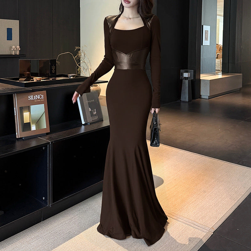 Sexy slim fit waist hugging fish tail skirt