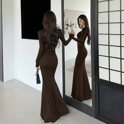 Sexy slim fit waist hugging fish tail skirt