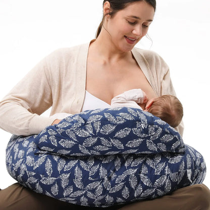 Wider Feeding Pillows Breastfeeding Nursing Support Pillow for Mom Baby Hand-Free Easier Feeding Comfortable Postpartum Recovery