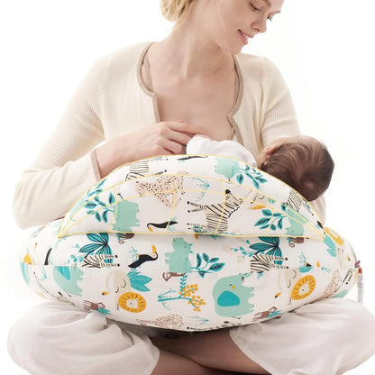 Wider Feeding Pillows Breastfeeding Nursing Support Pillow for Mom Baby Hand-Free Easier Feeding Comfortable Postpartum Recovery