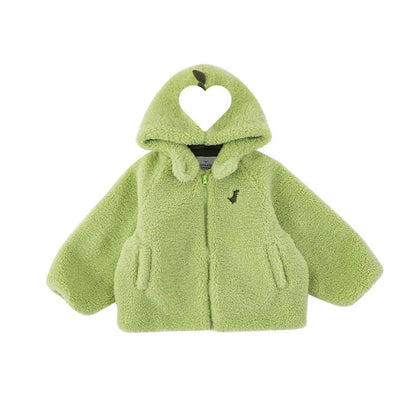 Kids Polar Fleece Coats Children Cartoon Dinosaur Outerwear Boy Warm Fleece Jacket Baby Girls Winter Coat for Boy Clothing