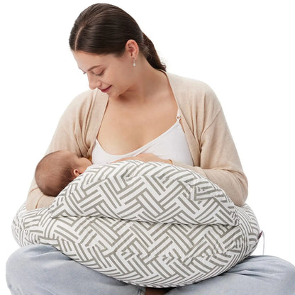 Wider Feeding Pillows Breastfeeding Nursing Support Pillow for Mom Baby Hand-Free Easier Feeding Comfortable Postpartum Recovery